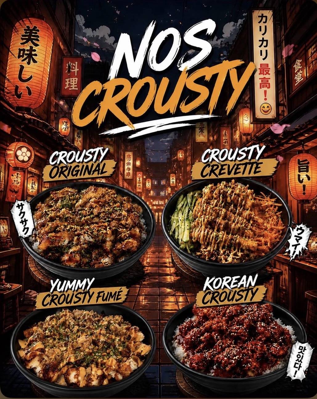 Yummy Crousty меню