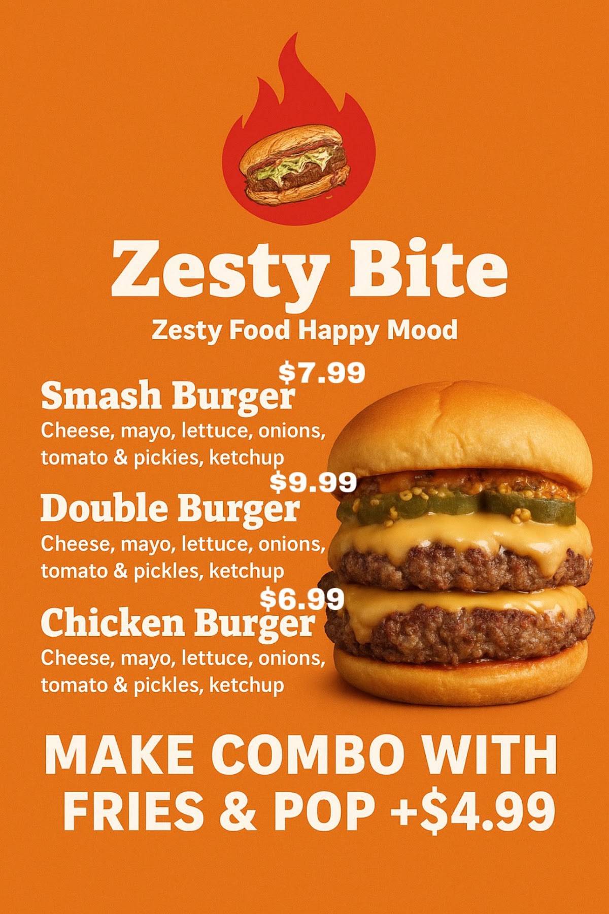 Zesty Bite меню