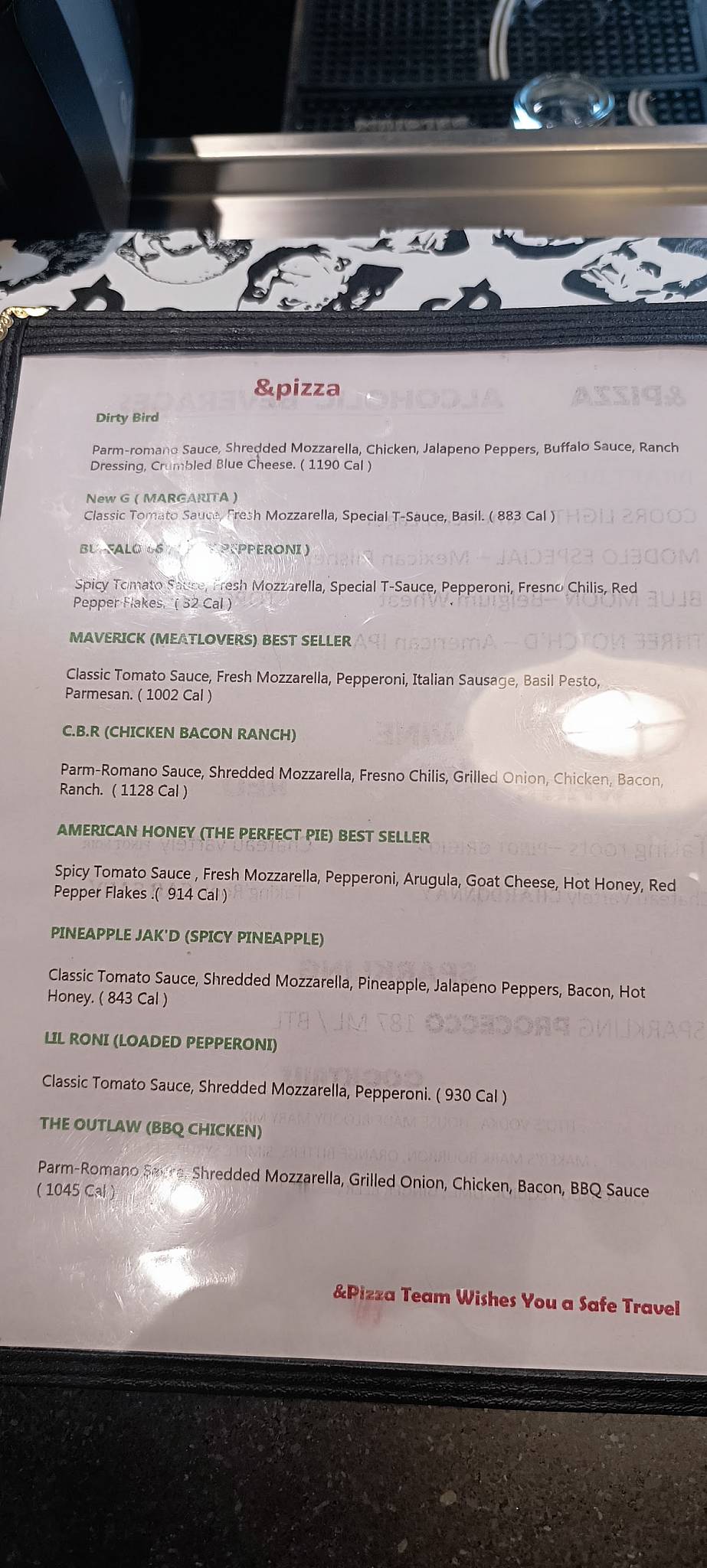 &pizza меню