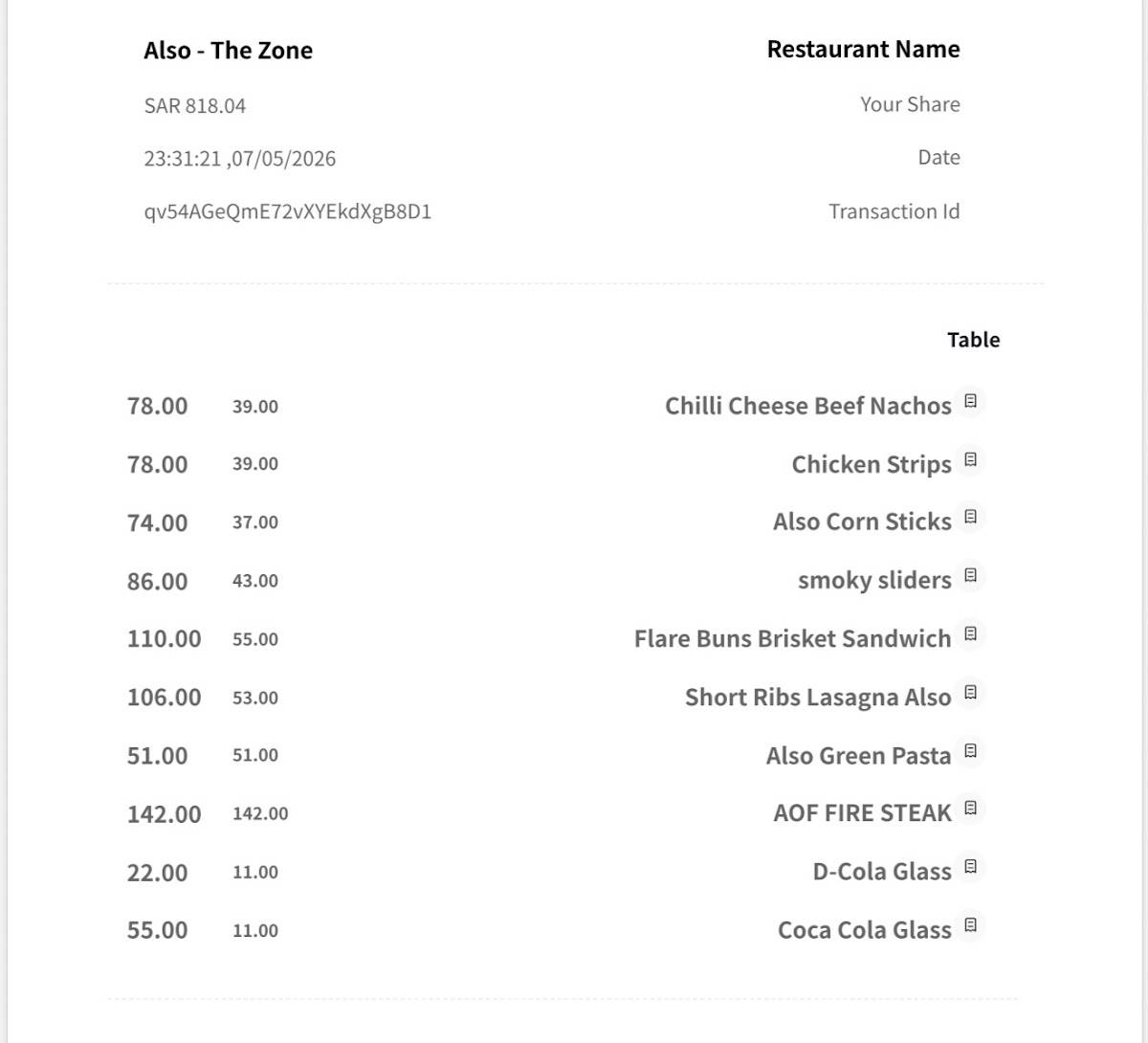 ALSO ON FIRE BBQ & Grill Bar THE ZONE меню