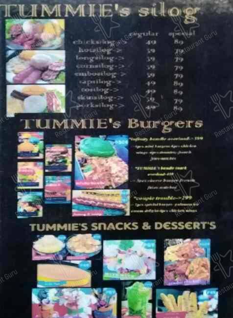 Tummie's Corner меню