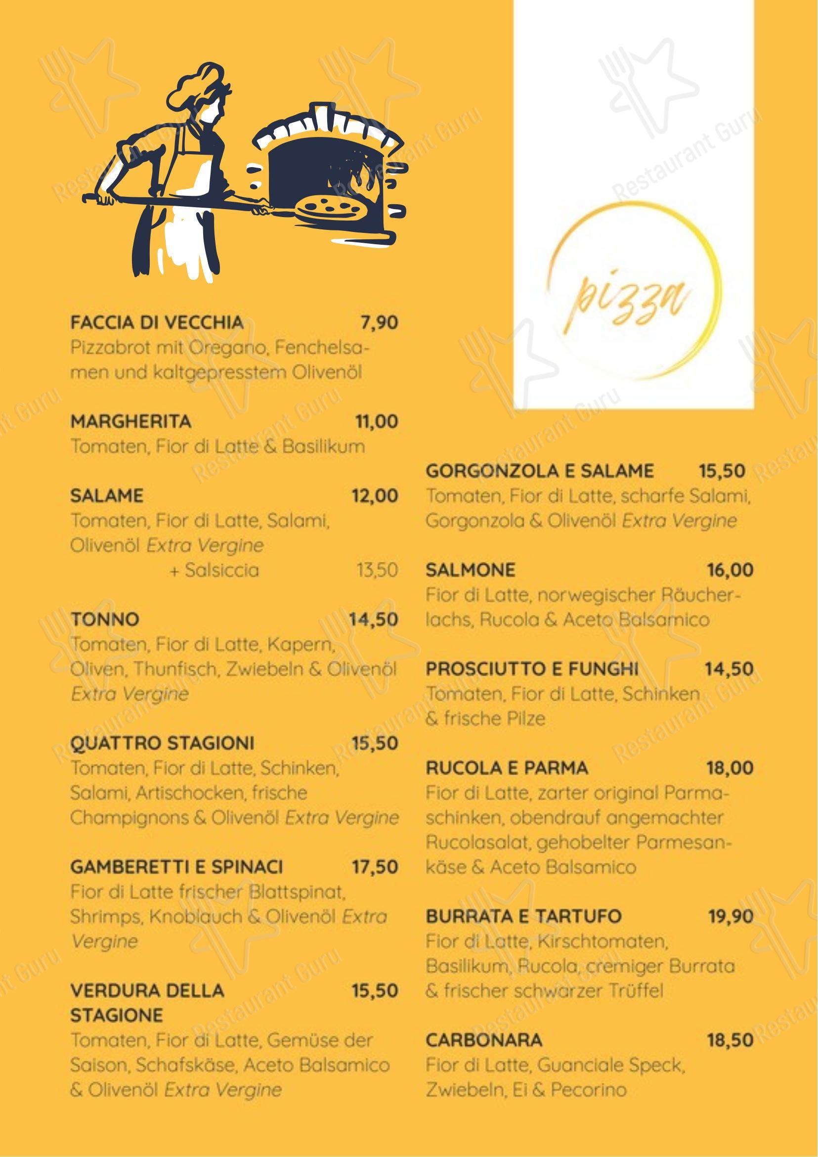 Ristorante Primavera Pizzeria в Киле - Меню