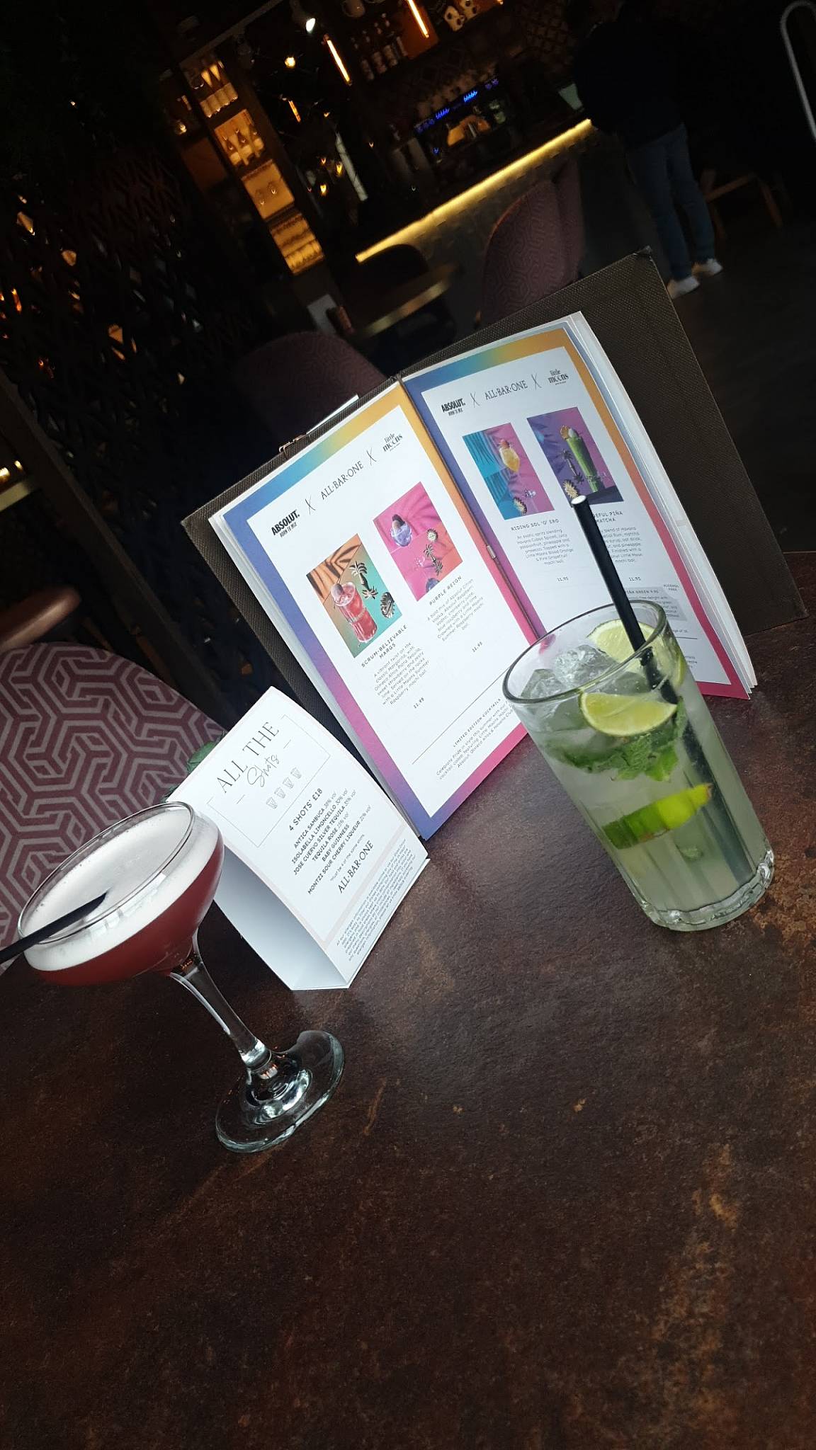 All Bar One Nottingham меню
