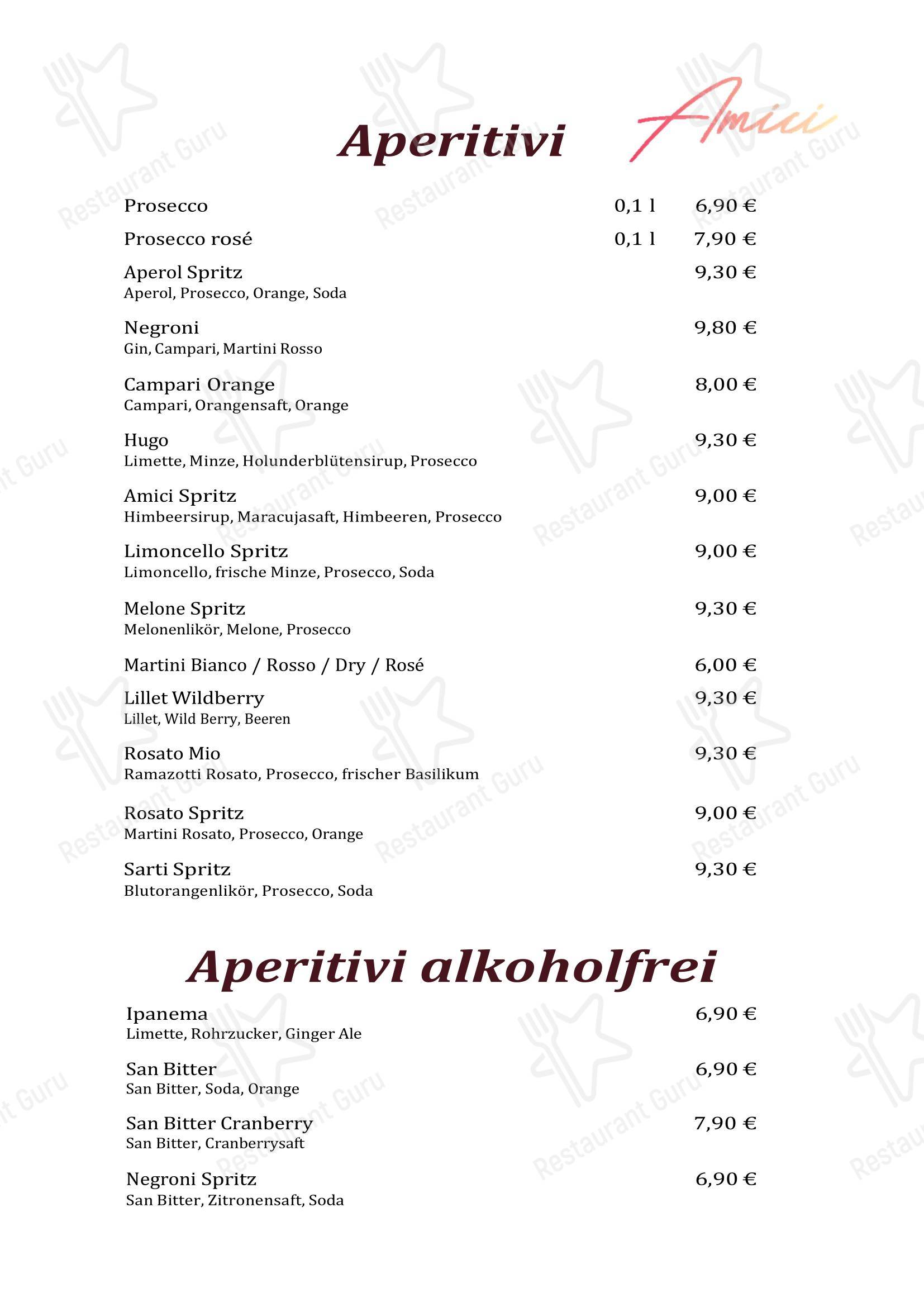 Amici в Ростоке - Ночное меню