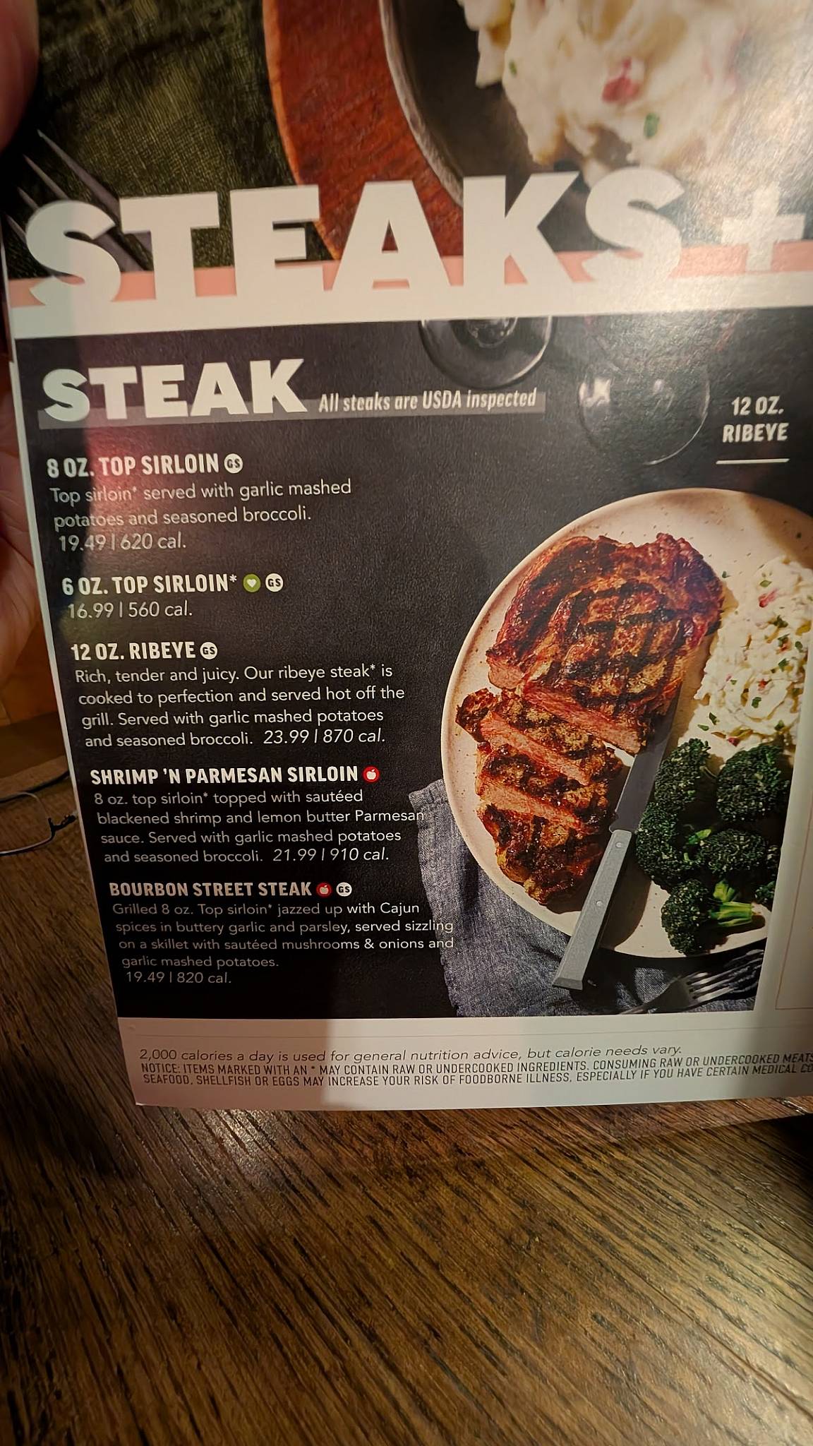 Applebee's Grill + Bar меню
