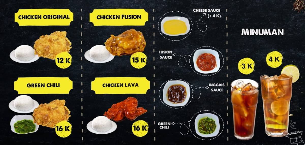 Ayam Rangsang меню