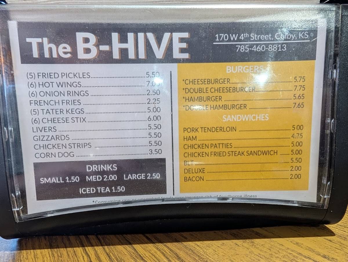 B-Hive меню