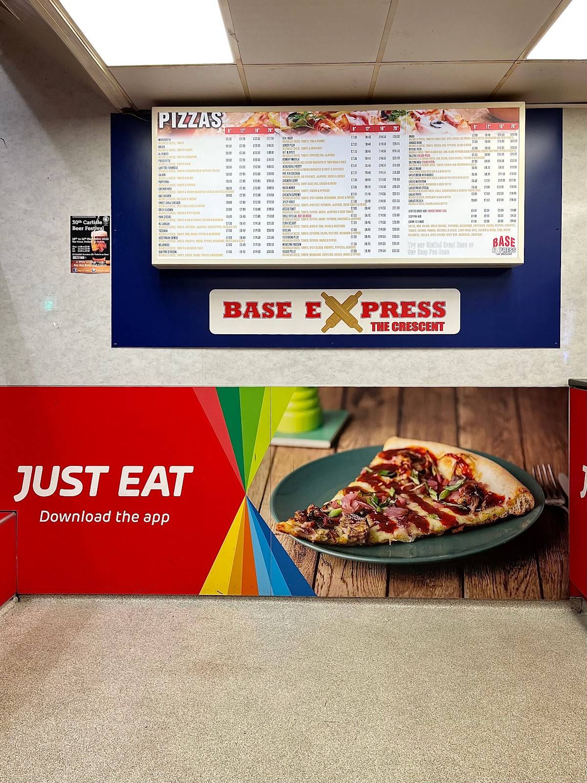Base Express меню