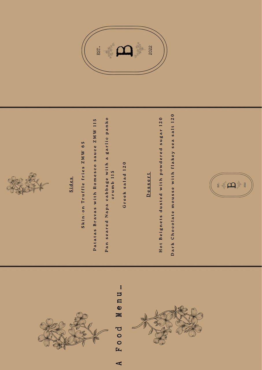 Bodega… меню