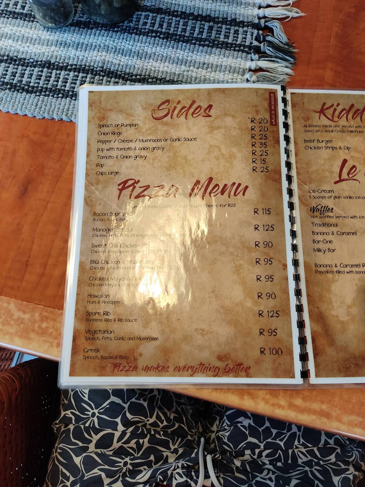 Bon Appetit Reitz меню