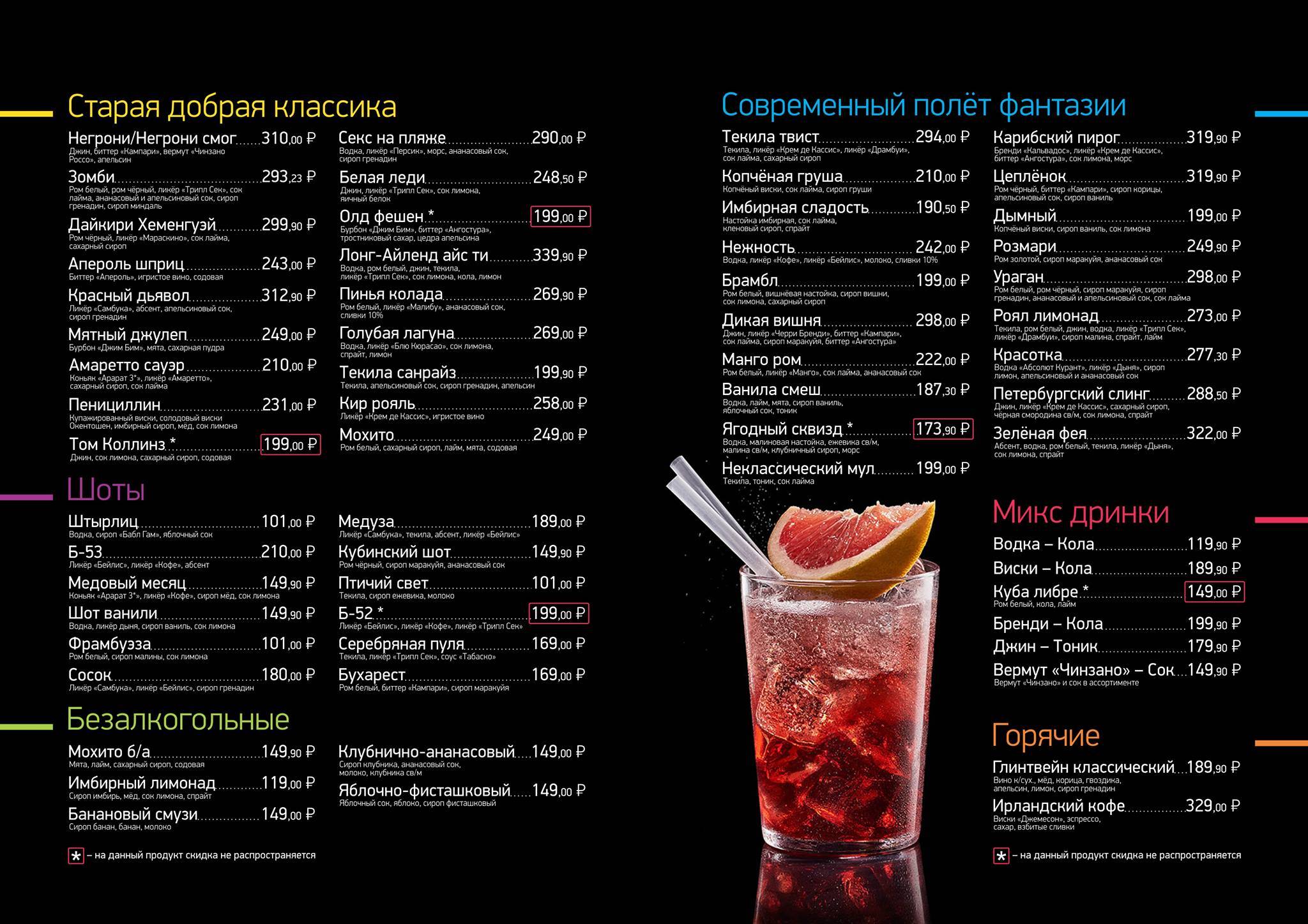 Buffet Partybar Murom меню