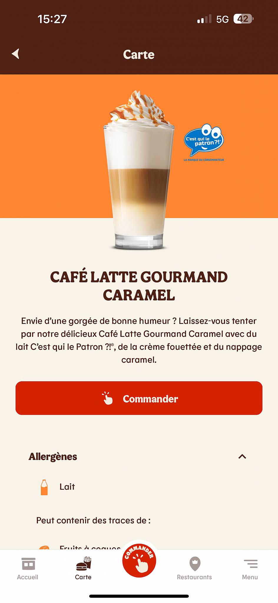 Burger King Calais меню