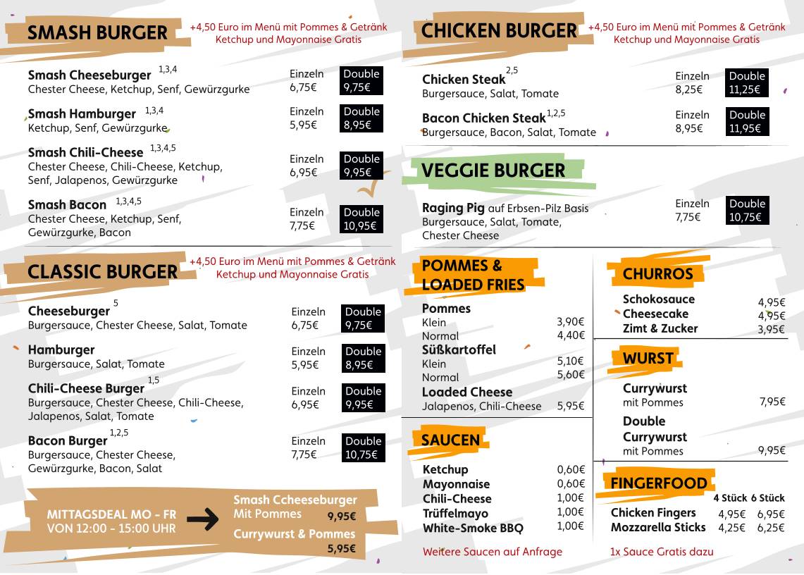 BurgerPoint меню