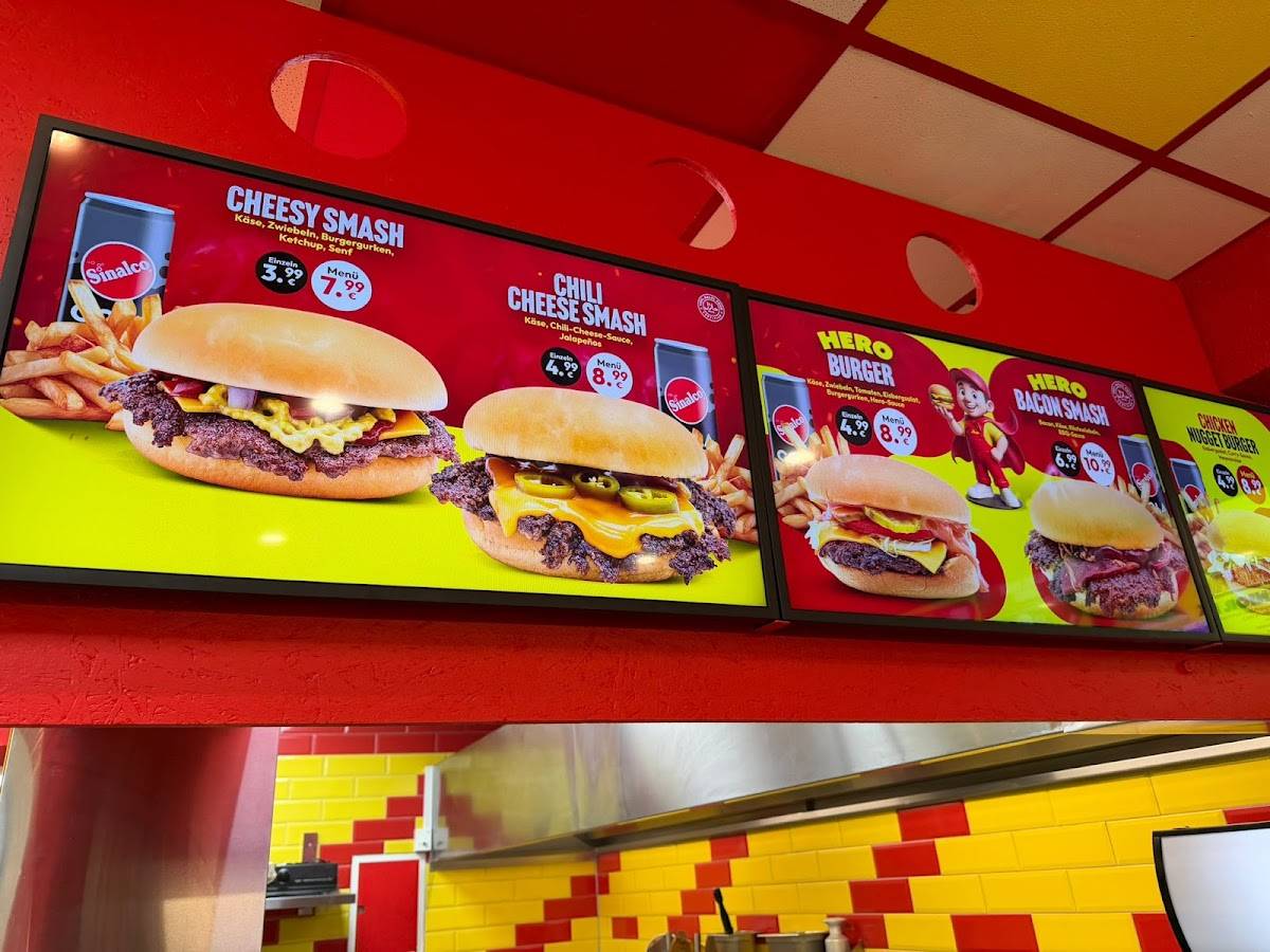 Burgerheld меню