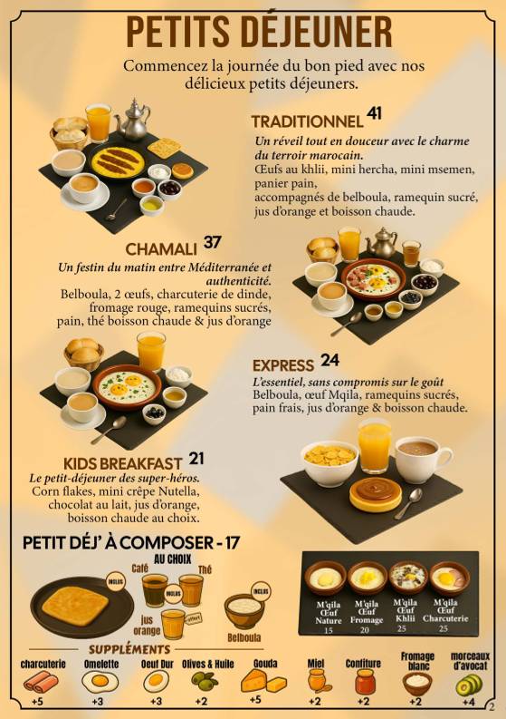 Crêpes Chaplin меню