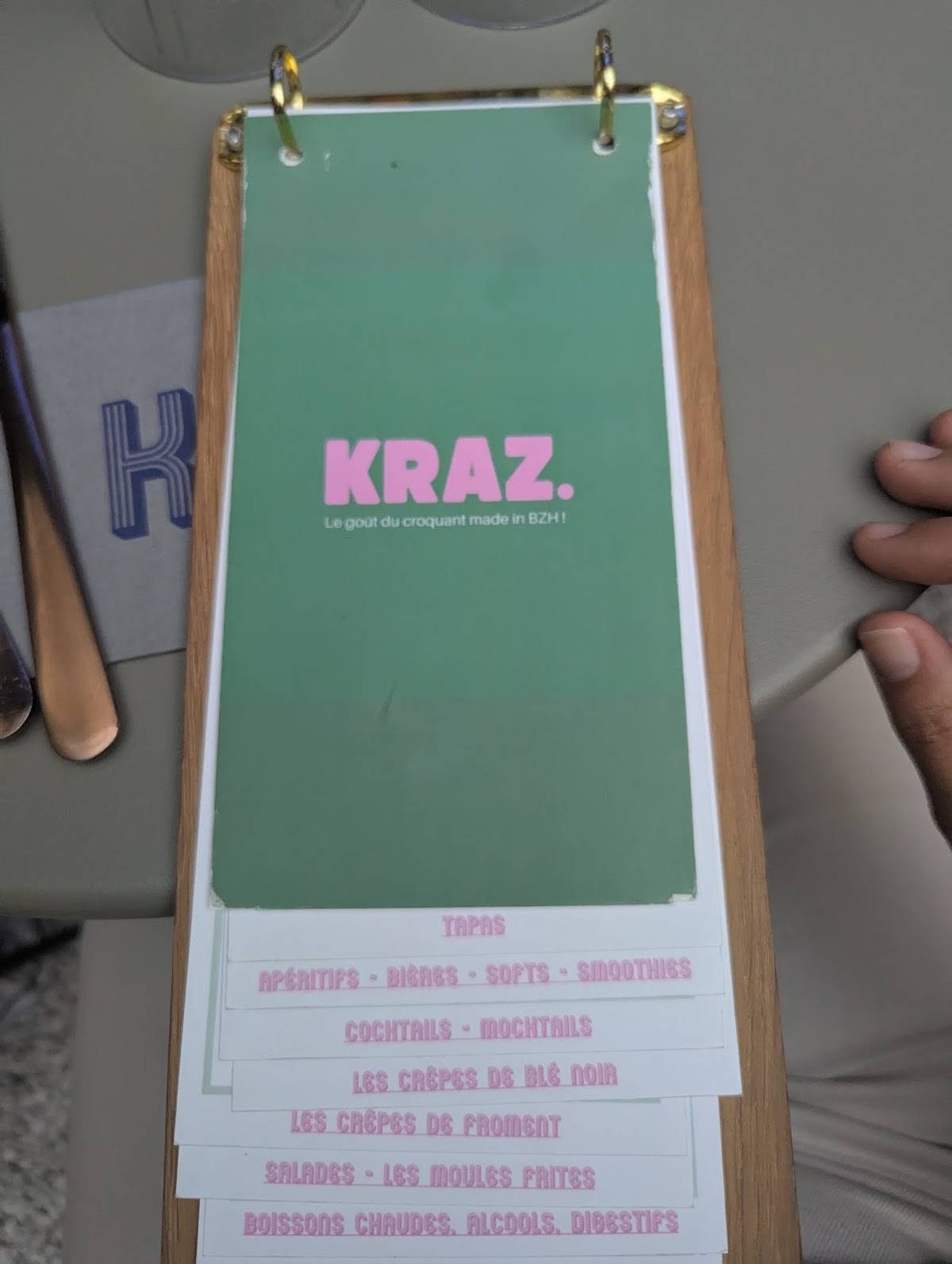 Kraz меню