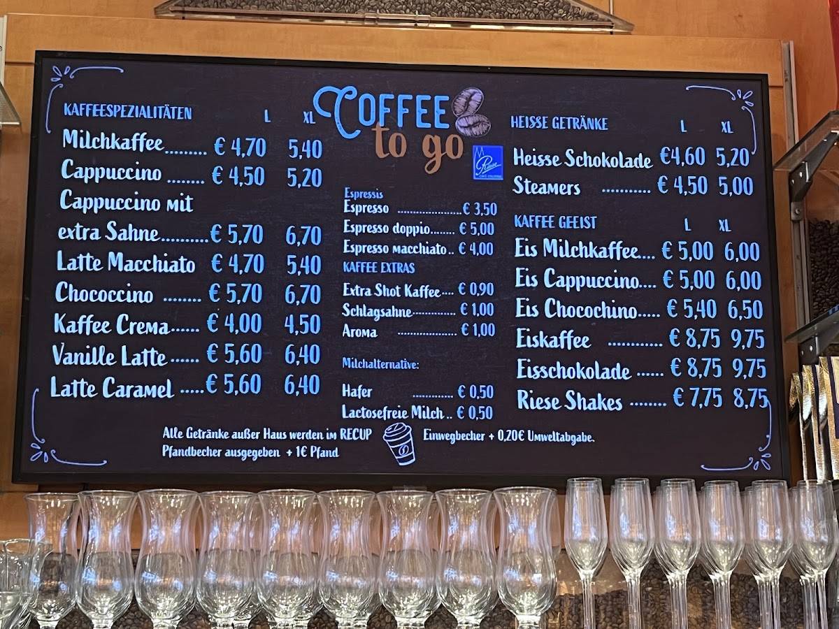 Cafe Riese Köln меню