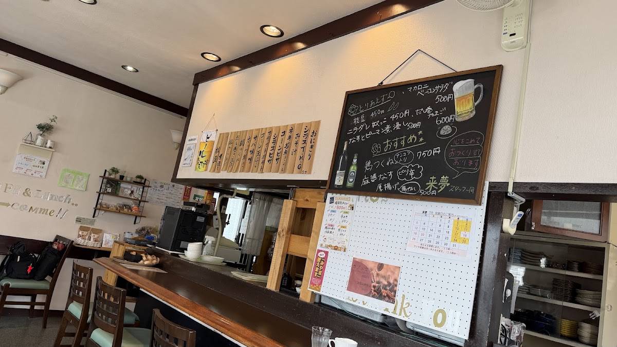 Cafe comme меню
