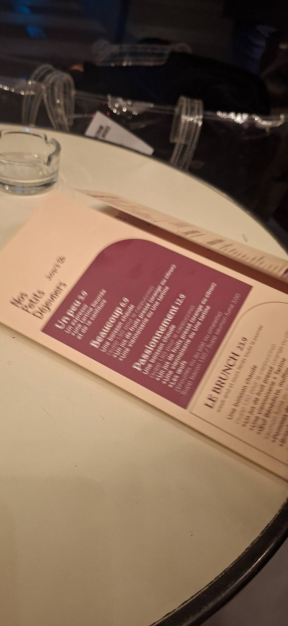 Café du Marché des Enfants Rouges меню