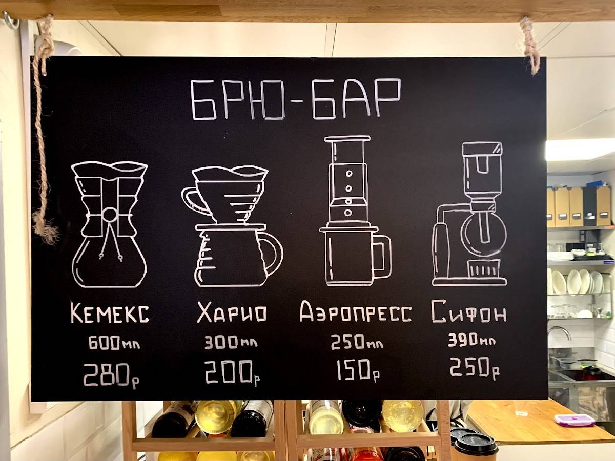 Caffeine Crew меню