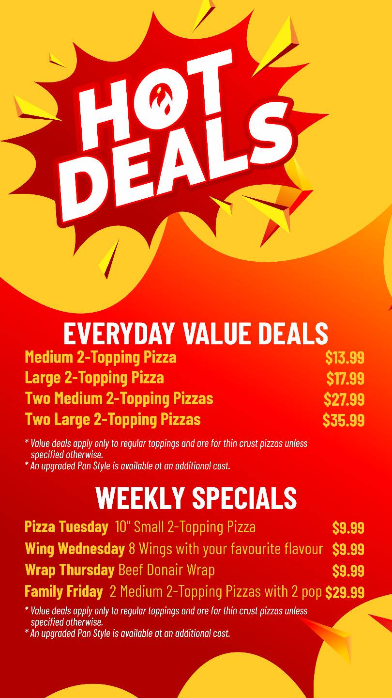 Maredo's Pizza меню