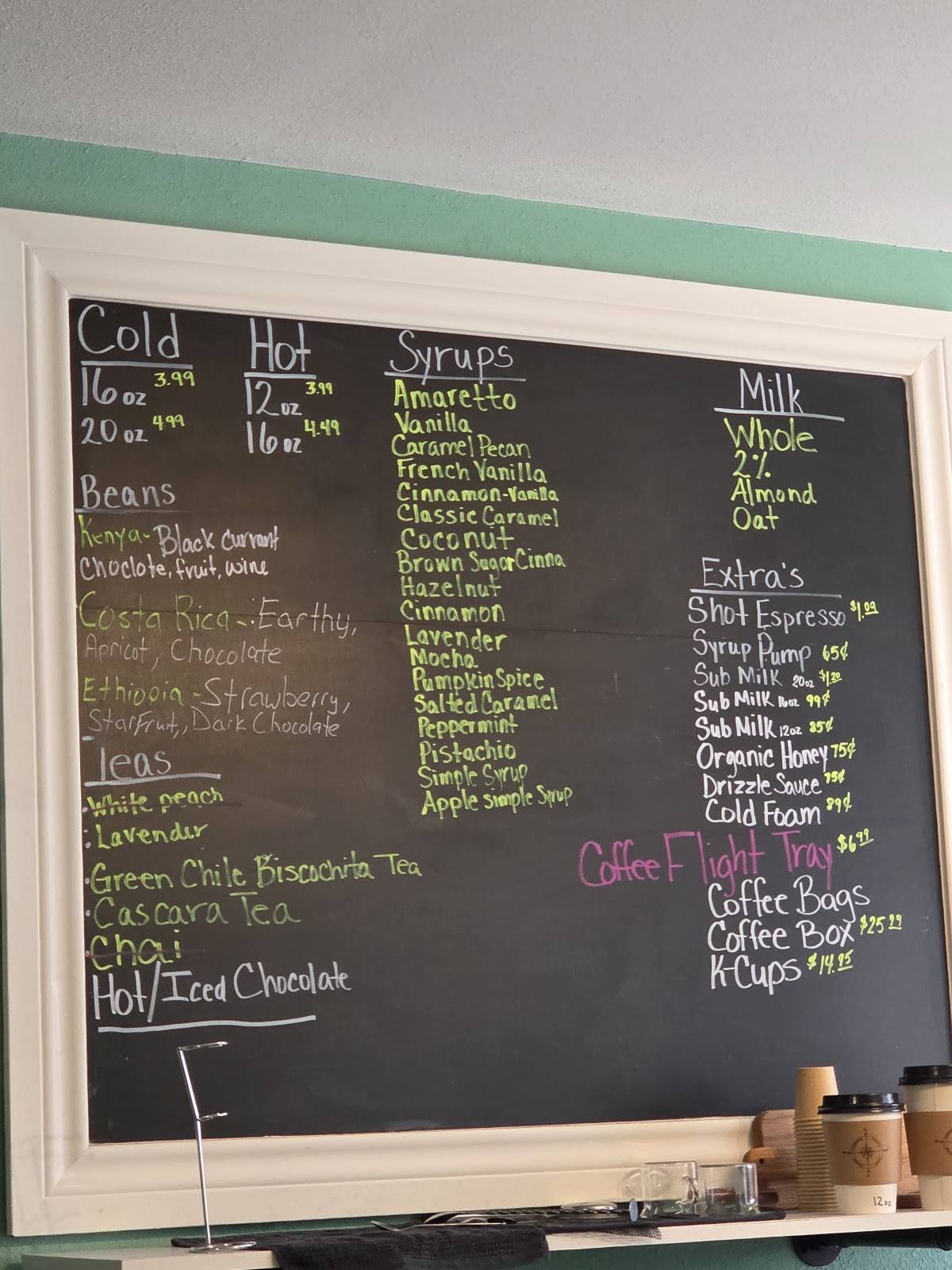 Cardinal Points Coffee Shop меню