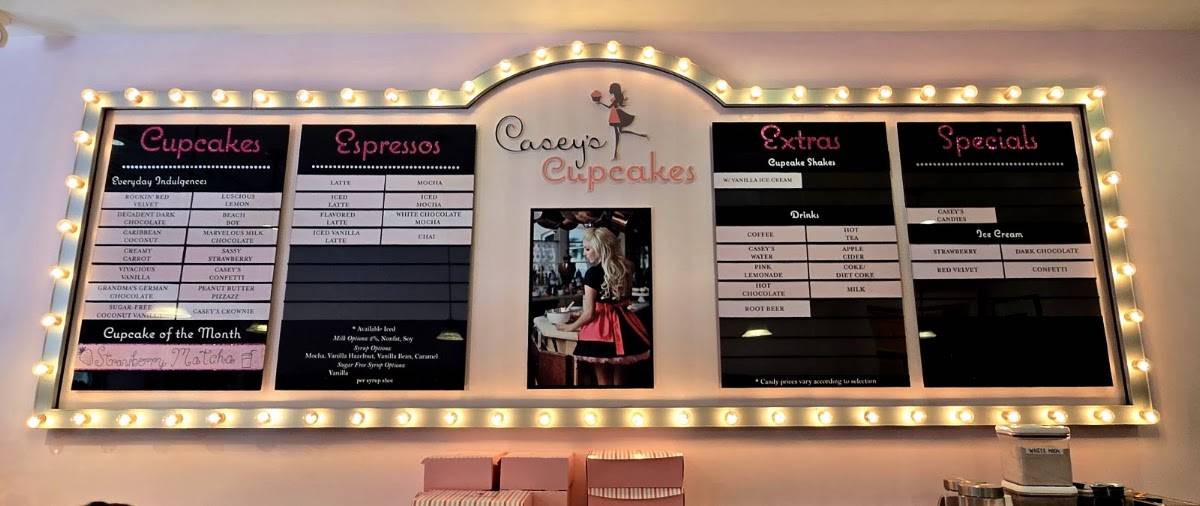 Casey's Cupcakes меню