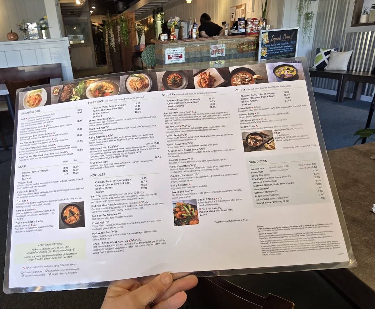 Chaam Eatery меню