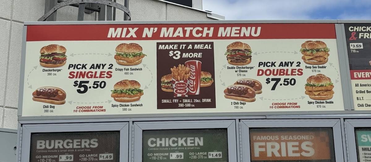 Checkers меню