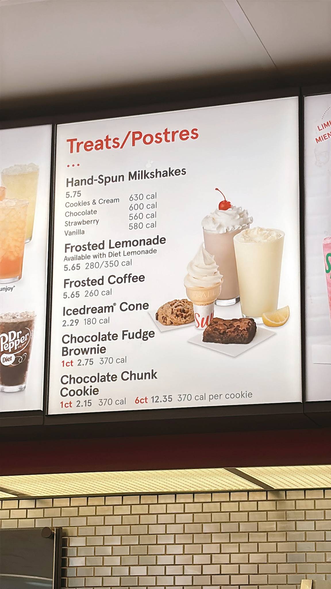 Chick-fil-A меню
