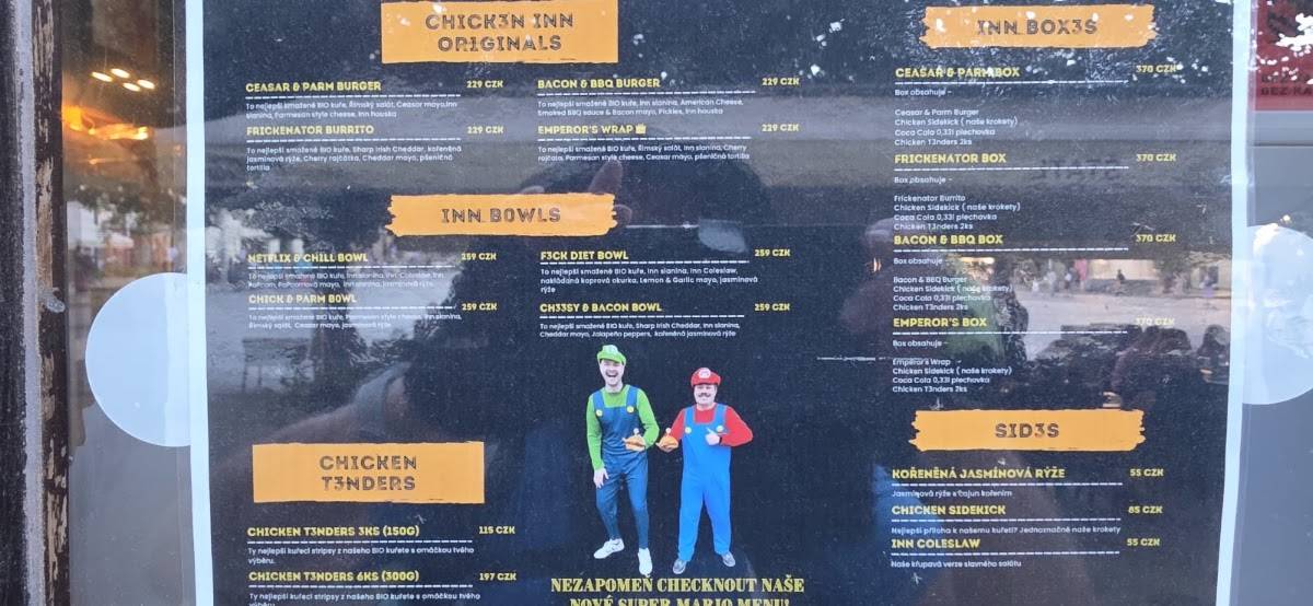 Chicken Inn меню