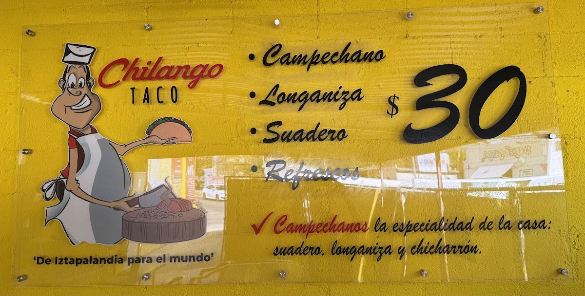 ChilangoTaco меню