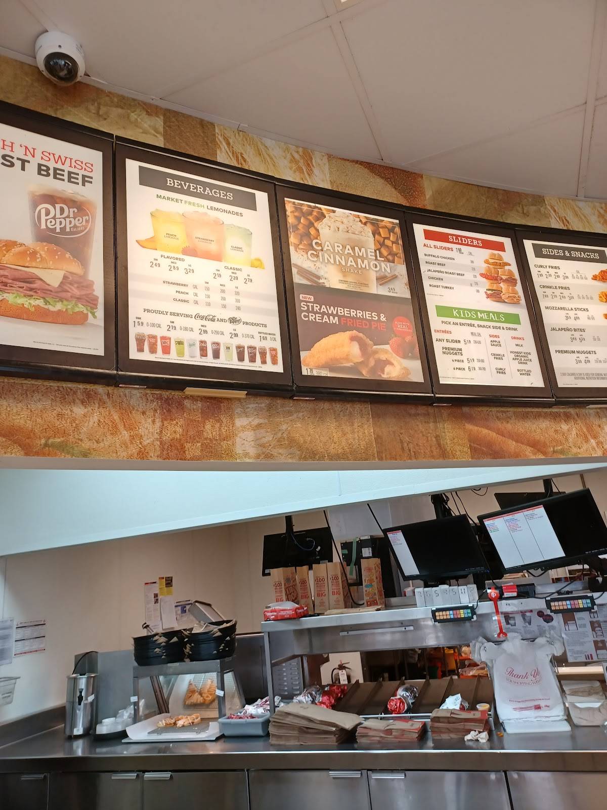 Arby's меню