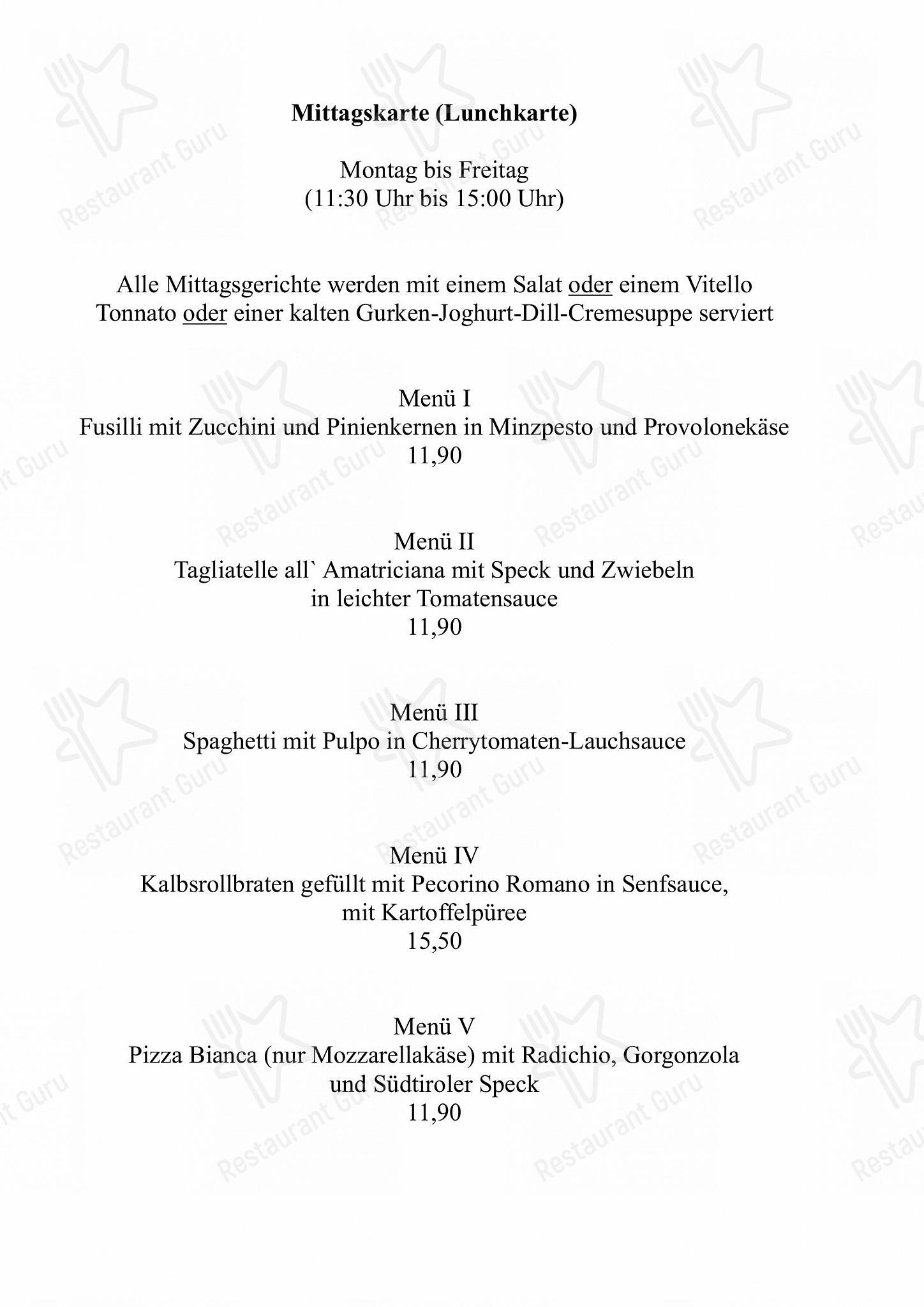 Детское ресторана Ristorante Cinque в Берлине