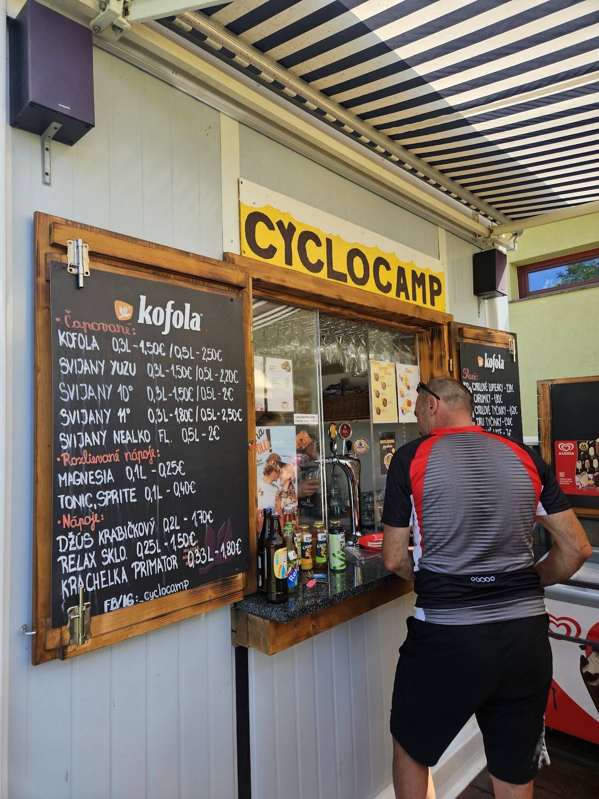 Cyclocamp меню
