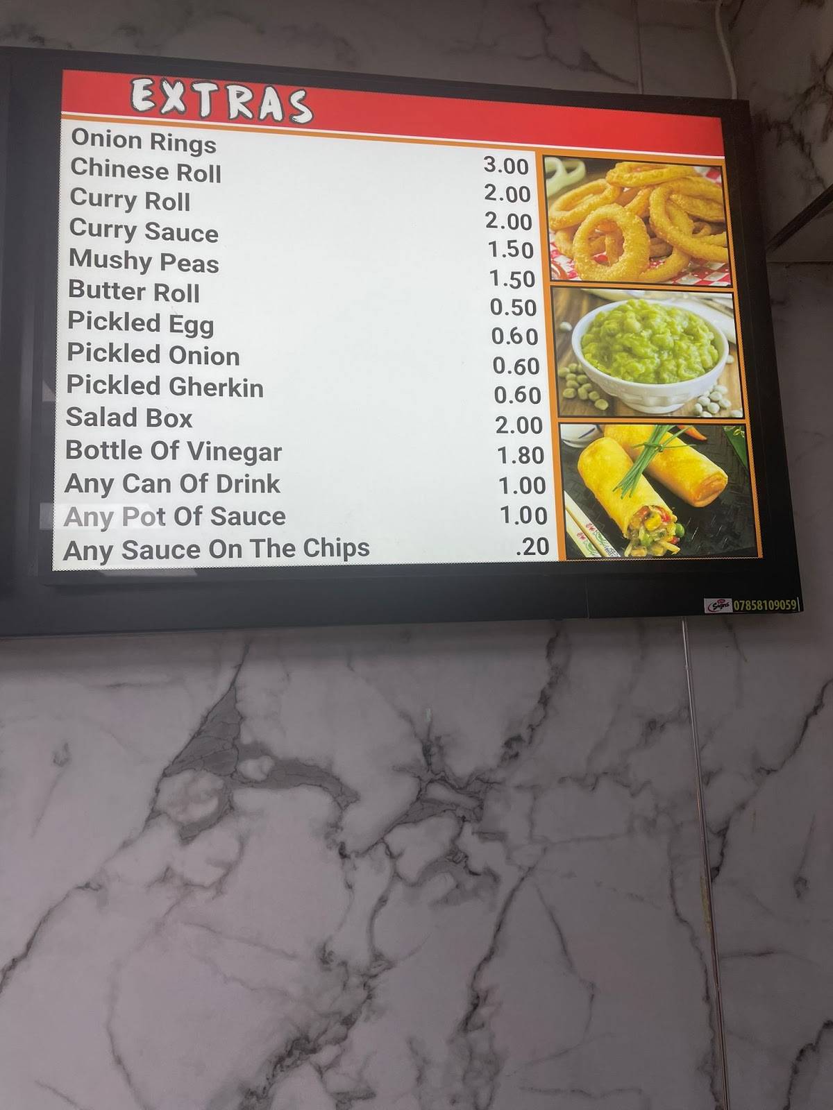 Darnley Fish Bar меню