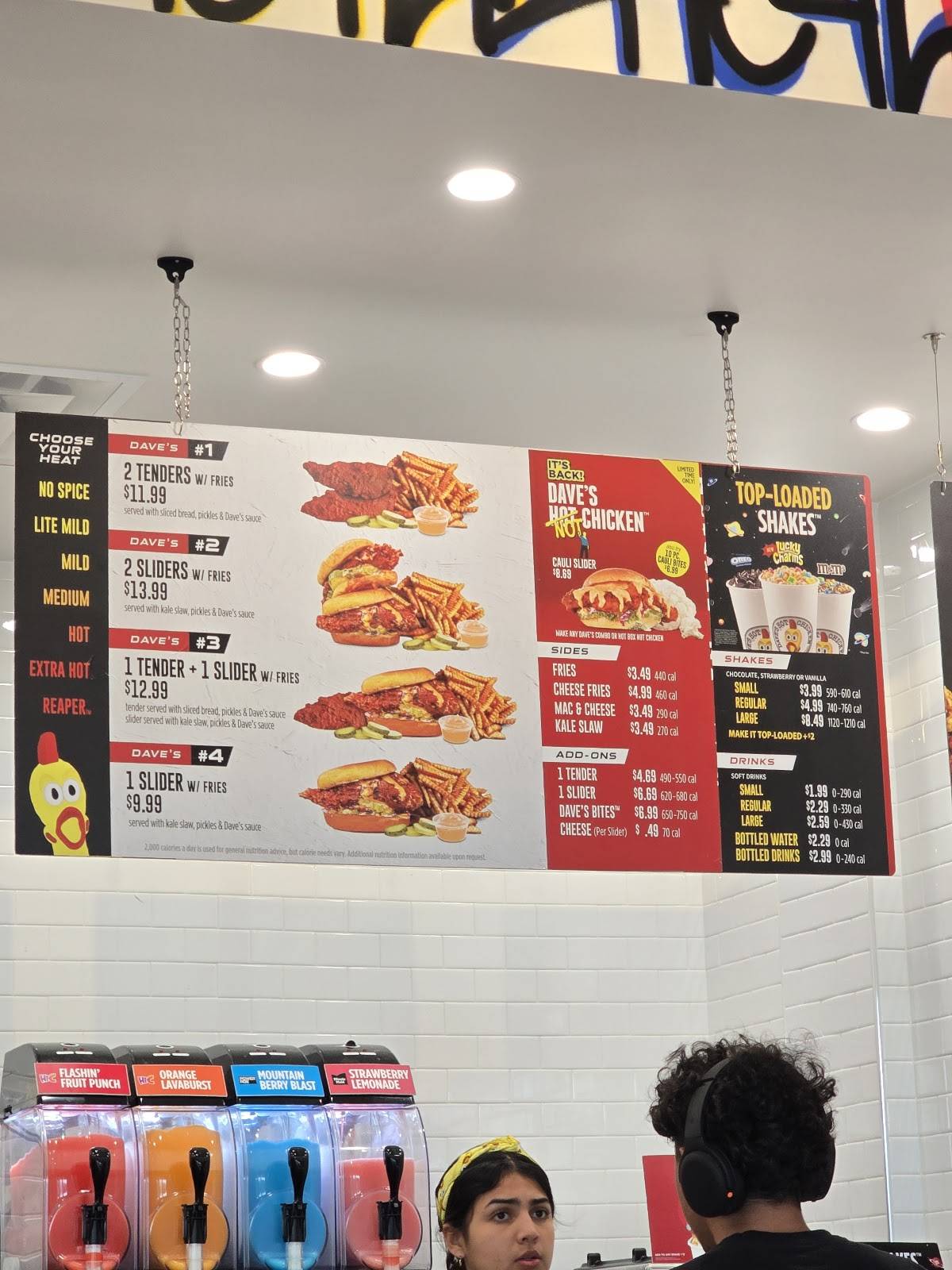 Dave's Hot Chicken меню