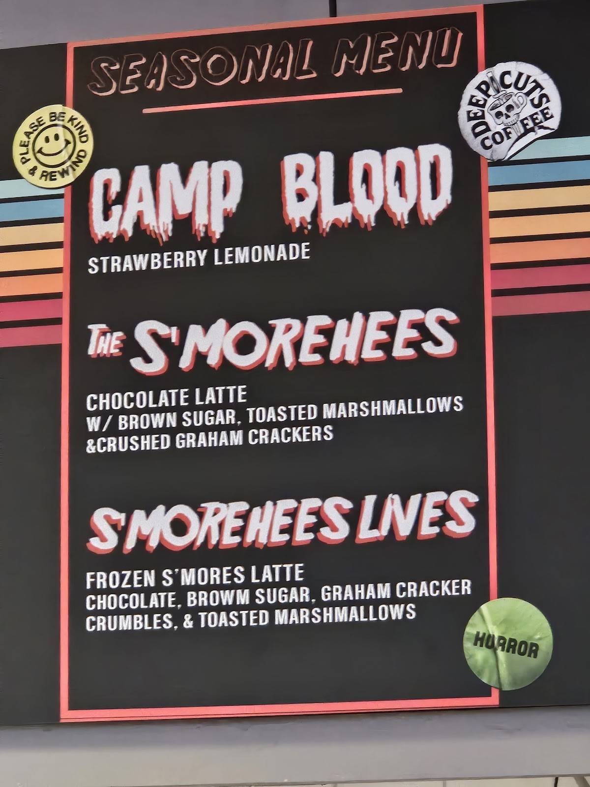 Deep Cuts Coffee меню