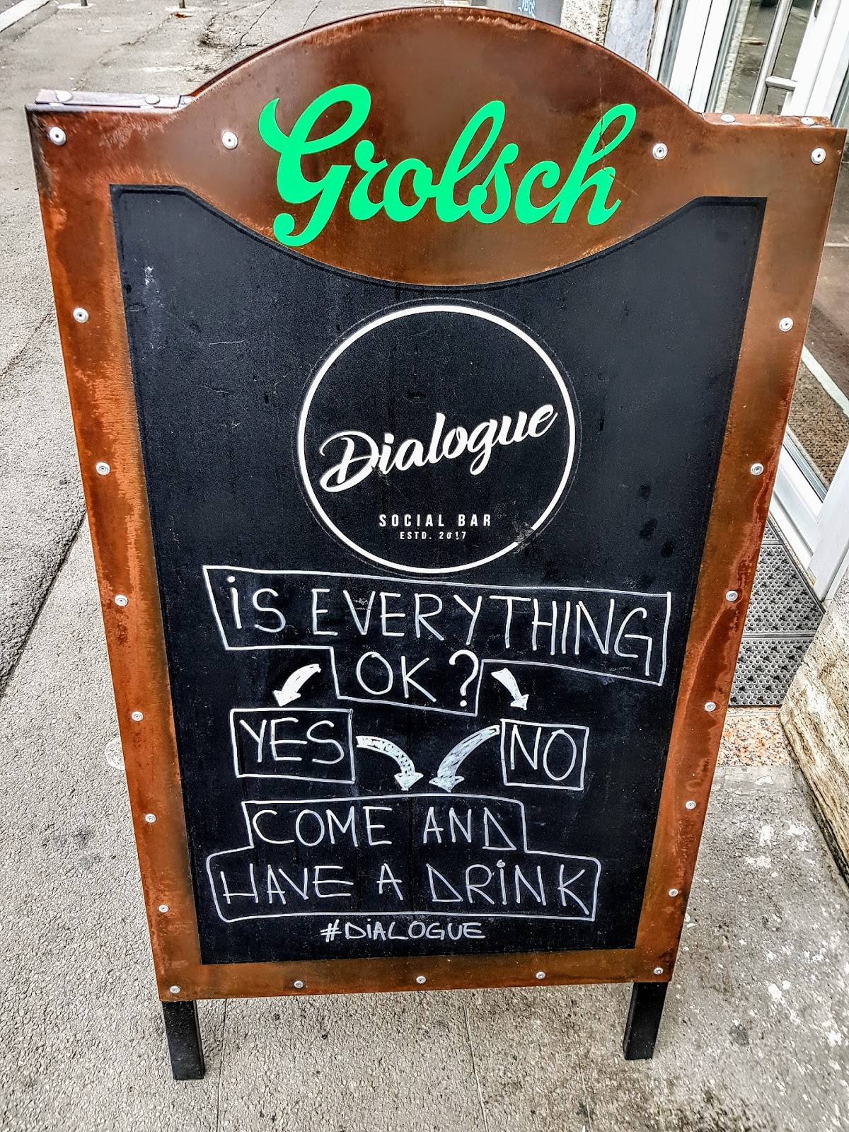 Dialogue - Social Bar меню