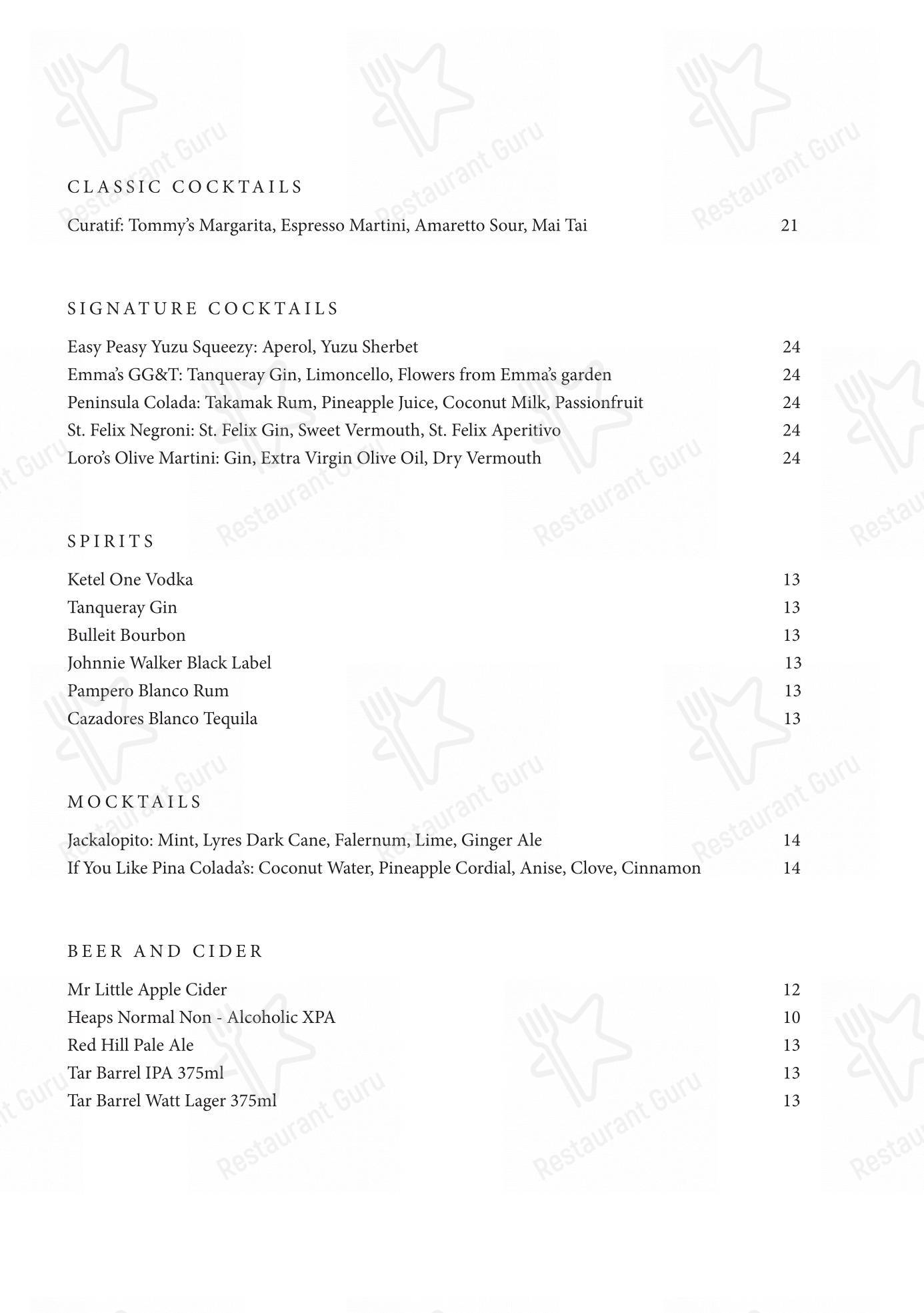 Doot Doot Doot в Мерриксе Север - Takeaway Menu