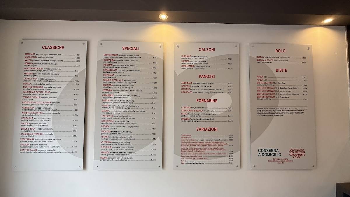 Pizzeria Doppio 0 - Rimini меню