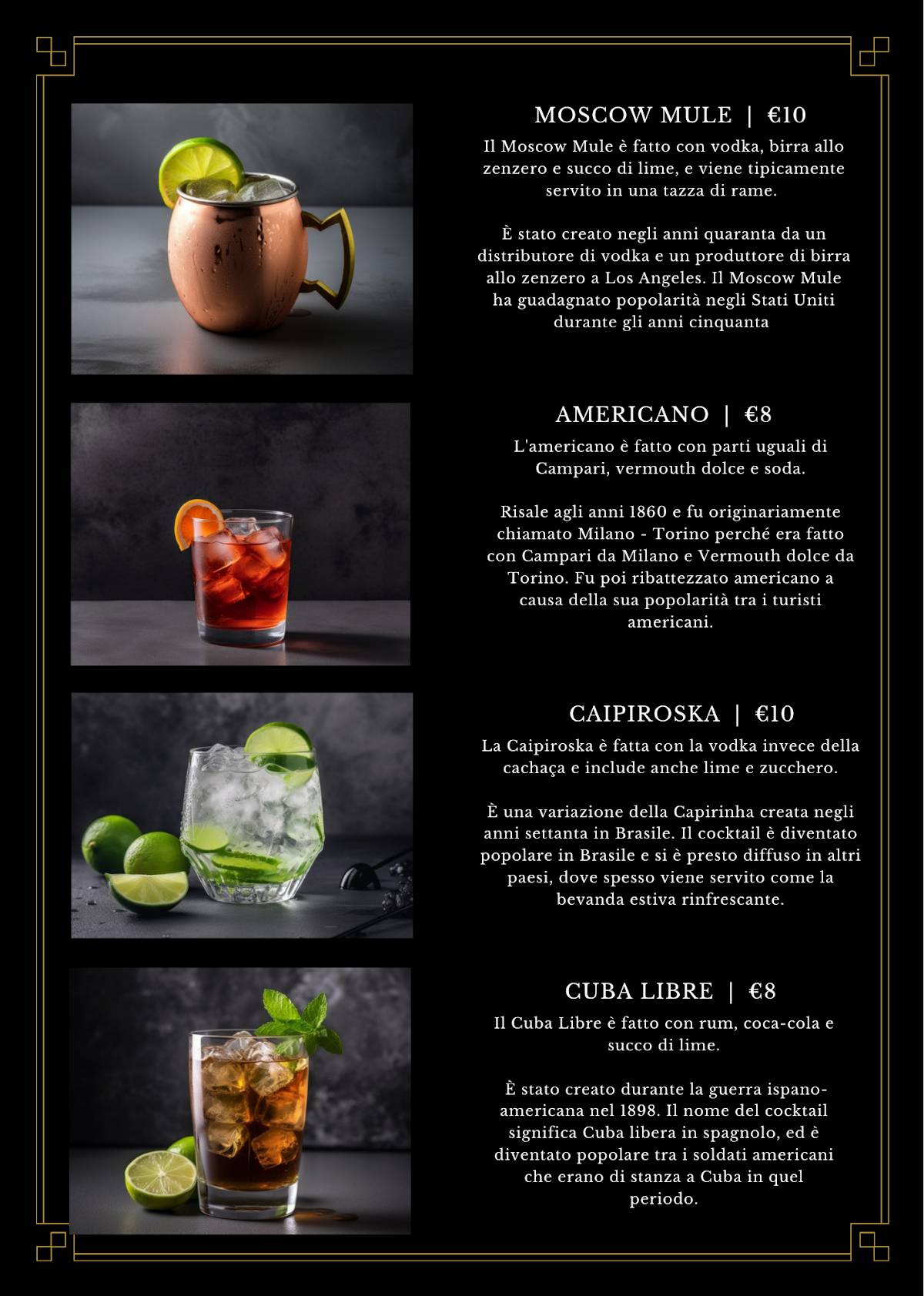 EL MIMOSA меню