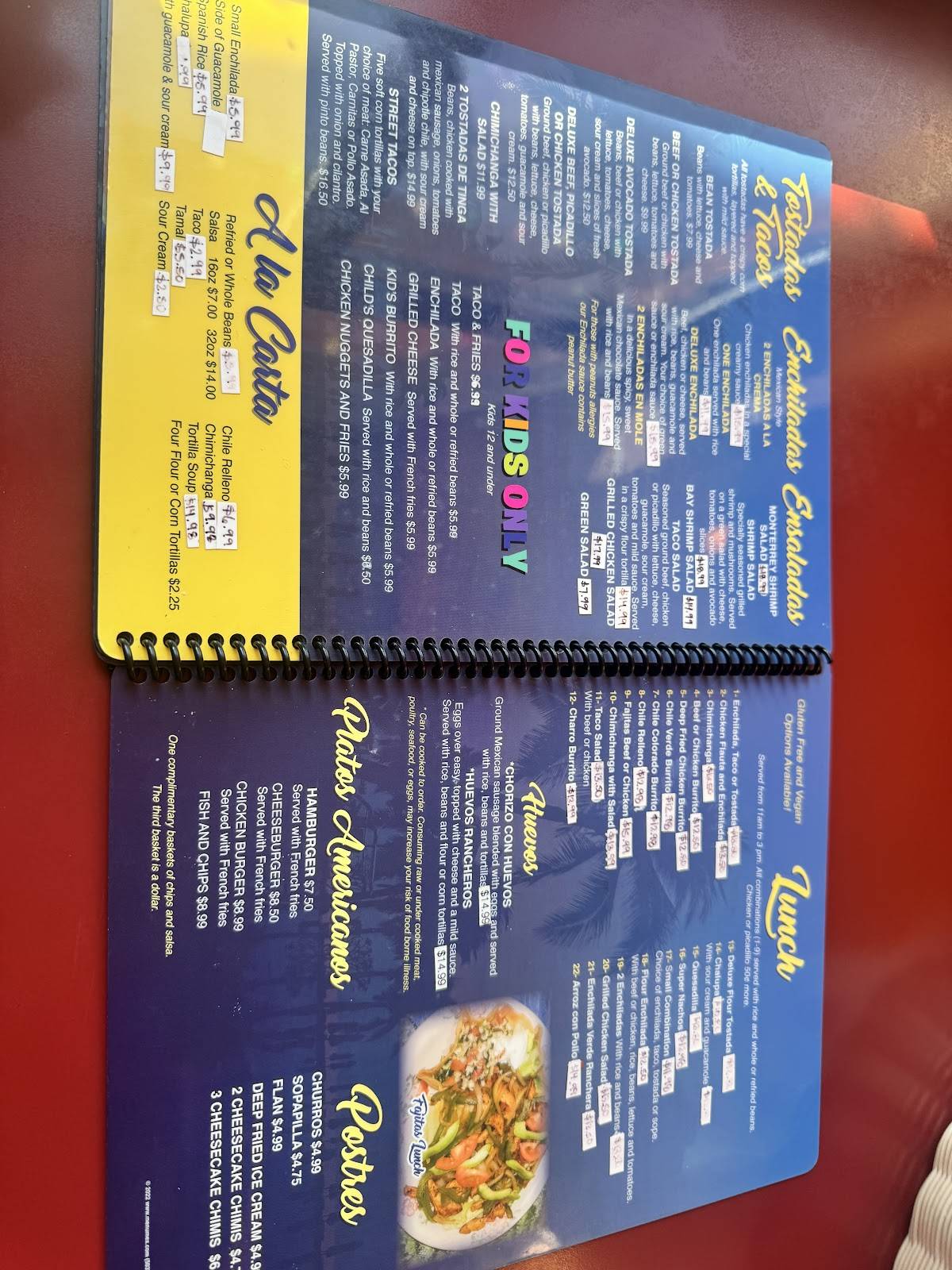 El Charro Mexican Grill Restaurant меню
