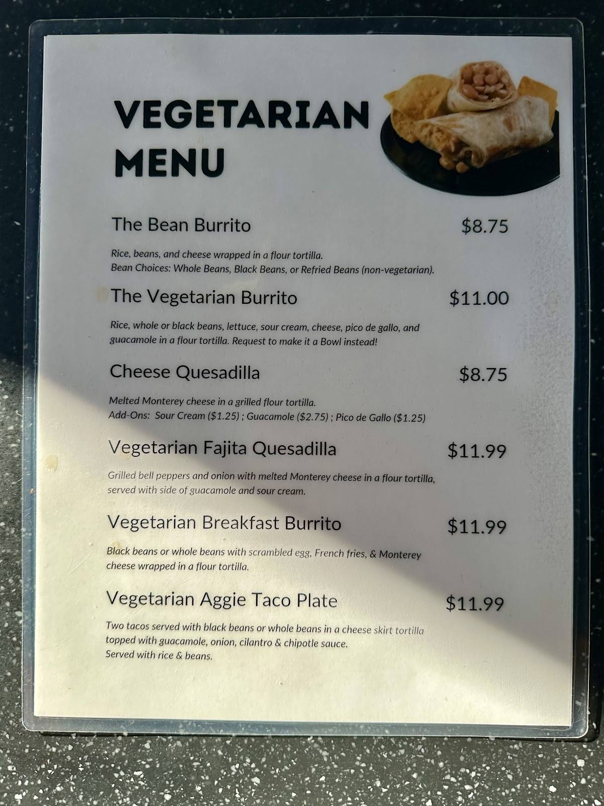 El Patio Fresh Mexican Grill меню