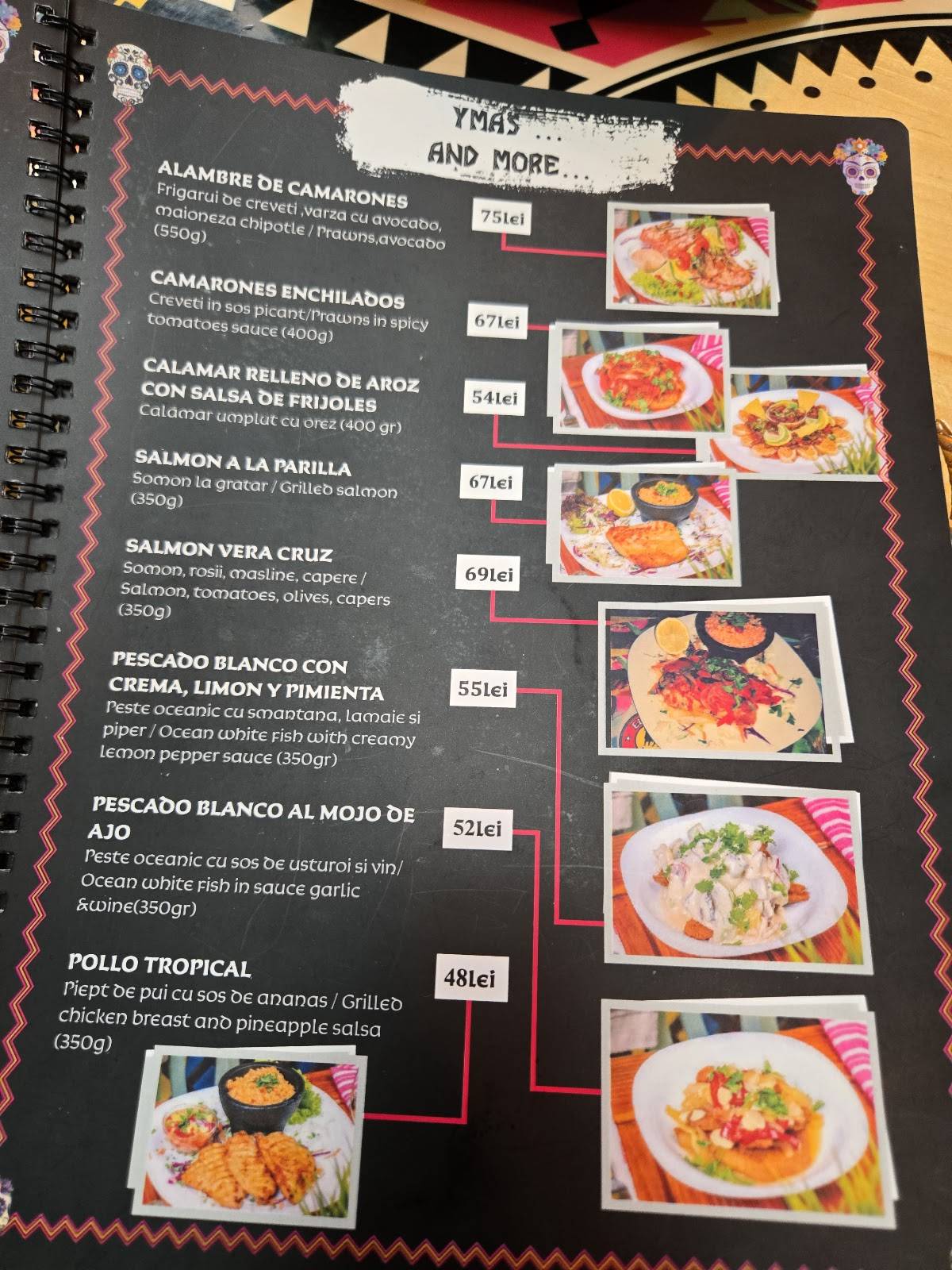El Torito - Mexican Restaurant Bucharest меню