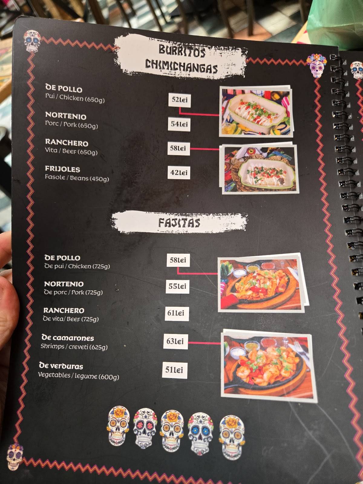 El Torito - Mexican Restaurant Bucharest меню
