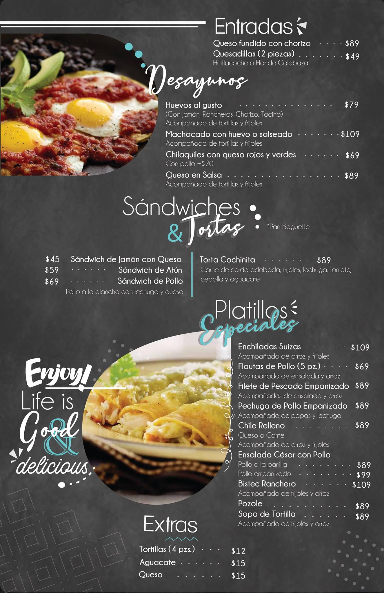 Enjoy Saltillo меню