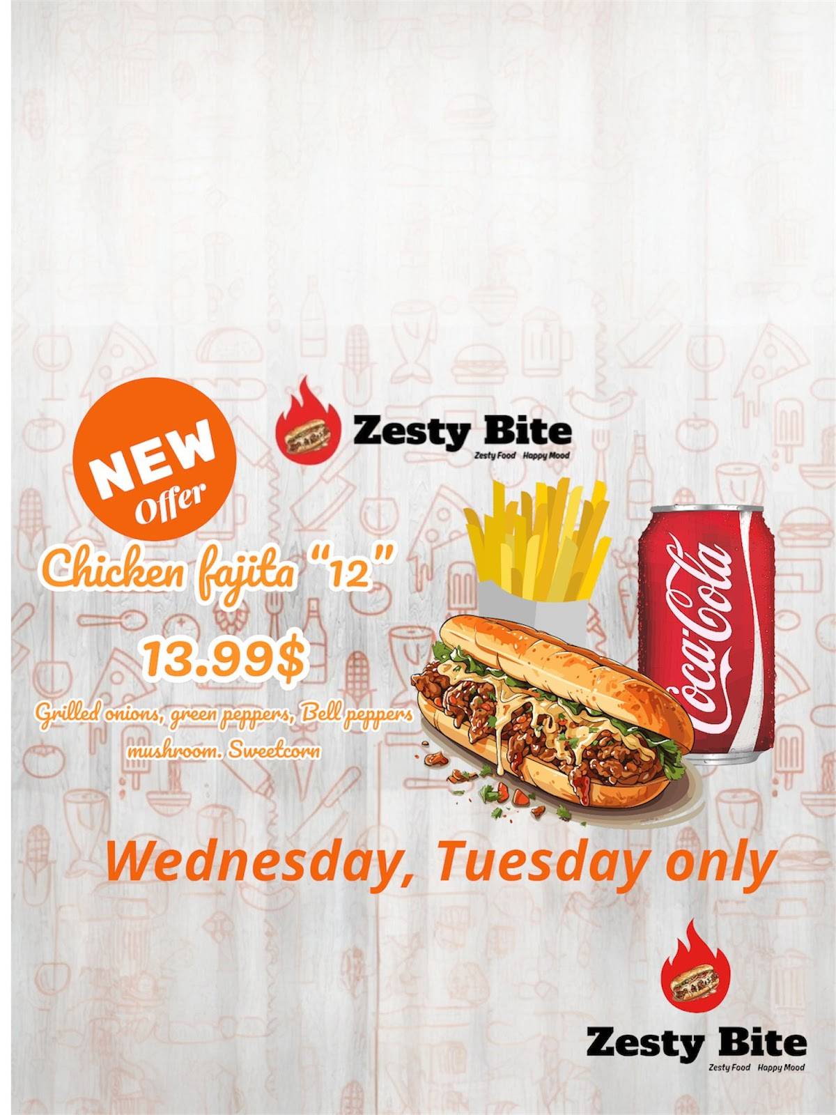 Zesty Bite меню
