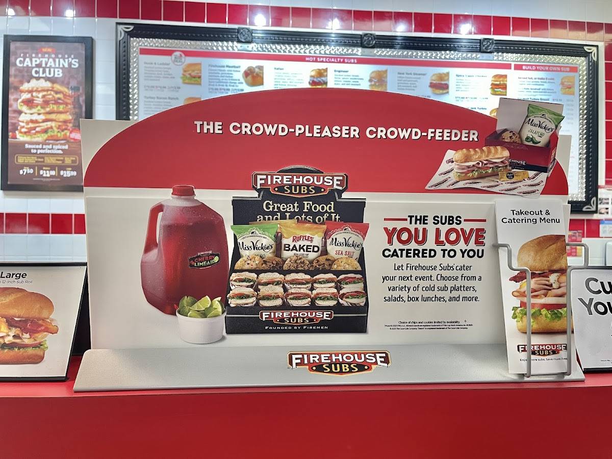 Firehouse Subs Stuart US 1 меню