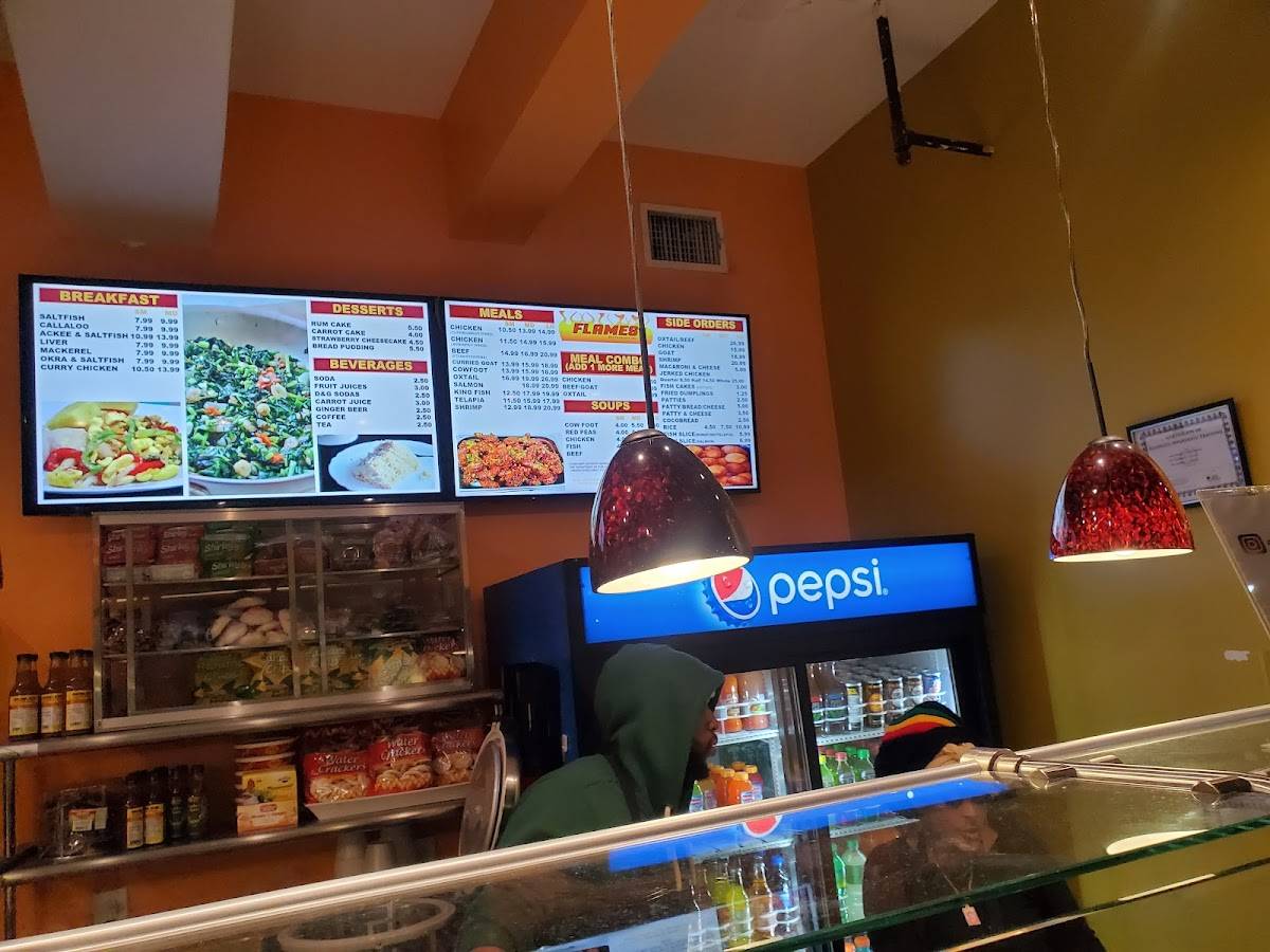 Flames Restaurant меню